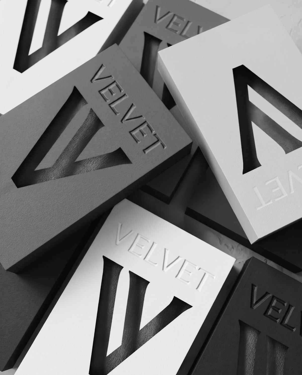 VELVET signature boxes