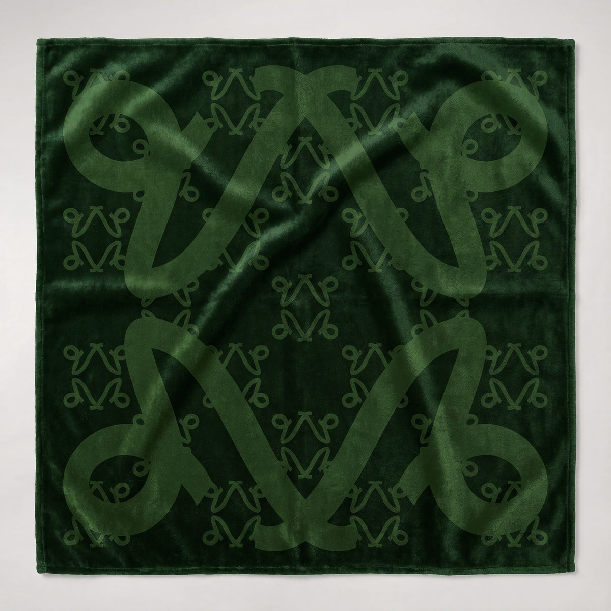 The Temple face towel, Undergrowth Monogram
