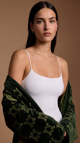 The Heat — Undergrowth jacquard monogram towel