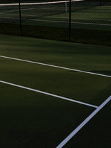 The court, after dark