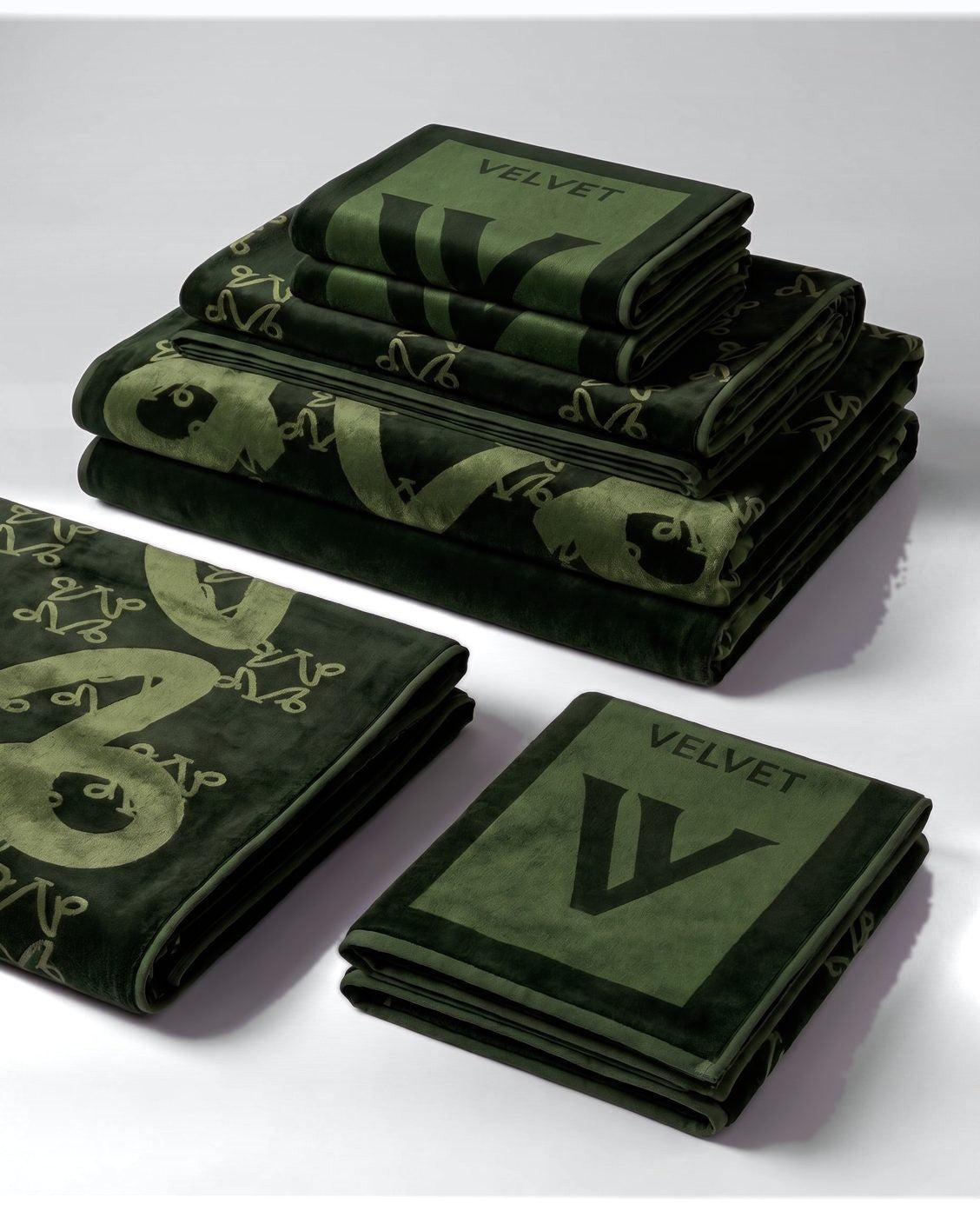The Monogram collection, folded