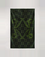 The Heat, bath towel 75 × 140 cm, Undergrowth monogram, flat