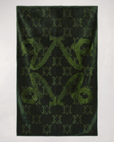 The Immersion, bath sheet 100 × 184 cm, Undergrowth monogram, flat